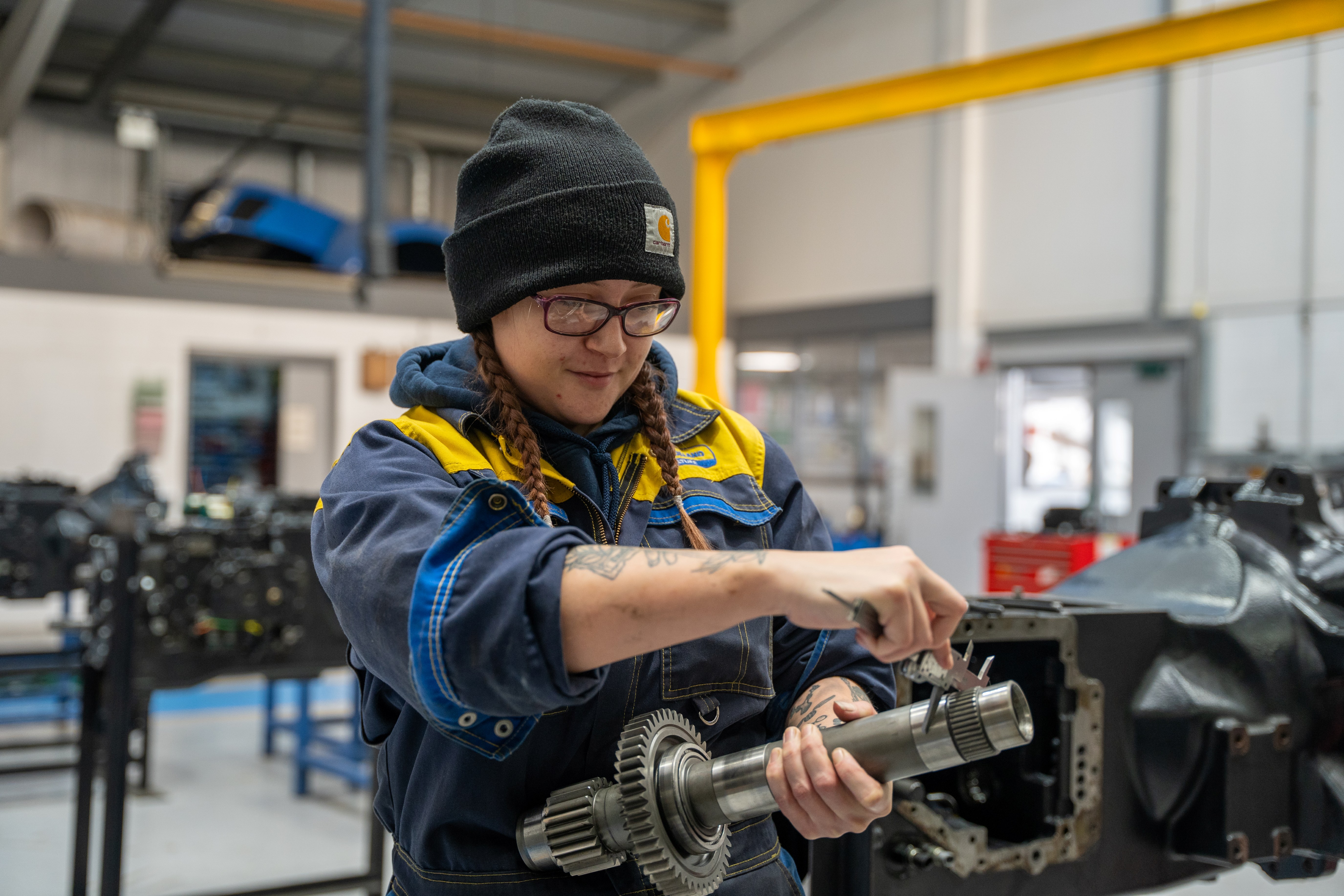 Woman studying engineering