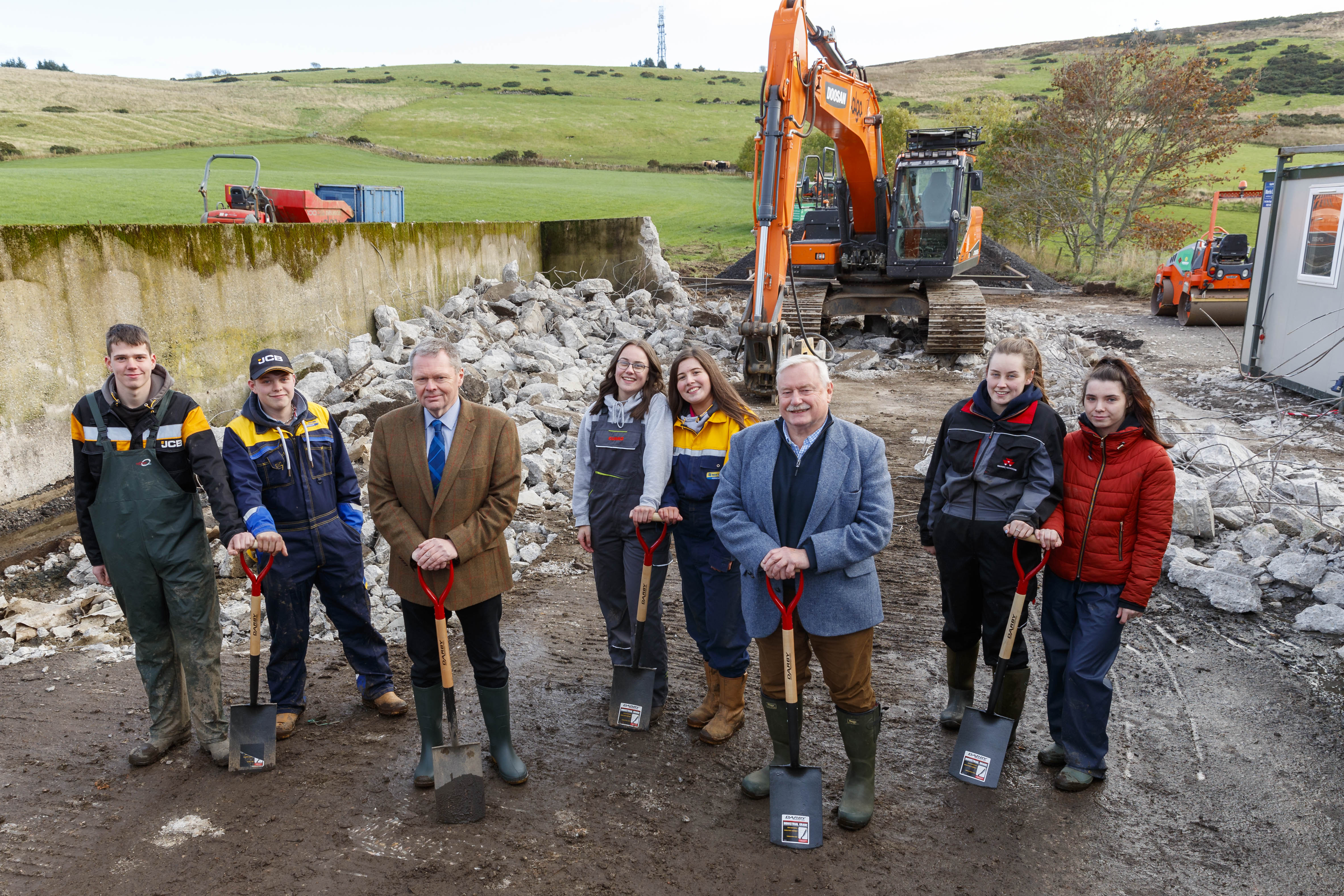 Breaking the ground at Craibstone
