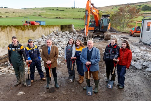 Breaking the ground at Craibstone