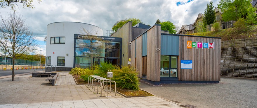 A modern building