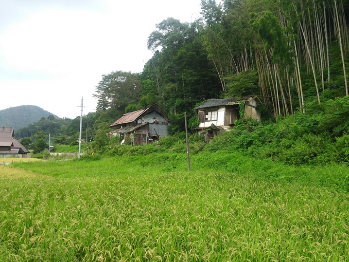 Rural, depopulated Japanese village