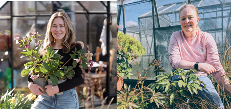 L-R Clara Ross and Nicki Evans
